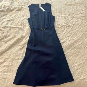 NWT J Crew Navy Blue Dress